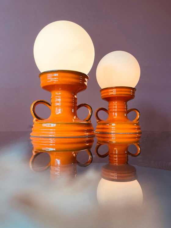Image 1 of Set of beautiful Fat Lava night lights/table lamps