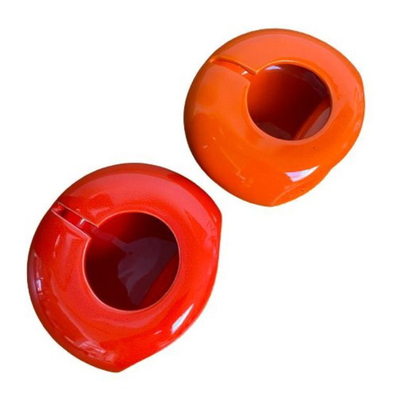 Image 1 of Cendrier vintage - Boccato/Gigante/Zambusi - Sicart - Faïence - Space Age - 1960