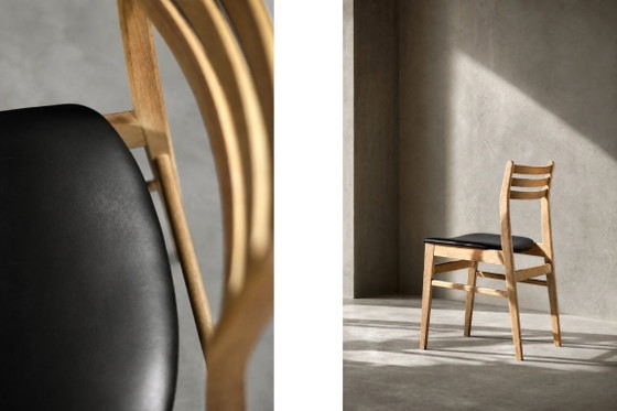 Image 1 of Vintage Scandinavische eikenhouten eetkamerstoelen uit het midden van de 20e eeuw van Sax Møbelfabrik, jaren 60, set van 4