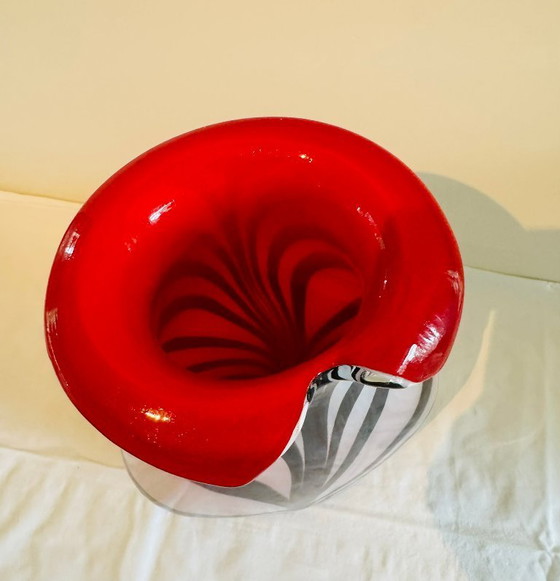 Image 1 of Set of vintage Italian designer vases - Empoli art glass (ca. 1970)