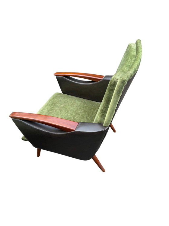 Canapé MCM et 2 Chaises – Coins salon, Textile, Bois (photo 5 of 11)