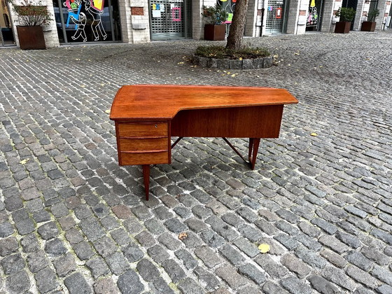 Image 1 of Bureau "Boomerang", di P.Løvig Nielsen, Danimarca, anni '50-'60