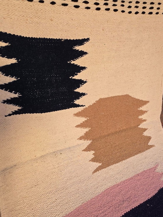 Image 1 of Tappeto marocchino Kilim a trama piatta 150 x 100 cm