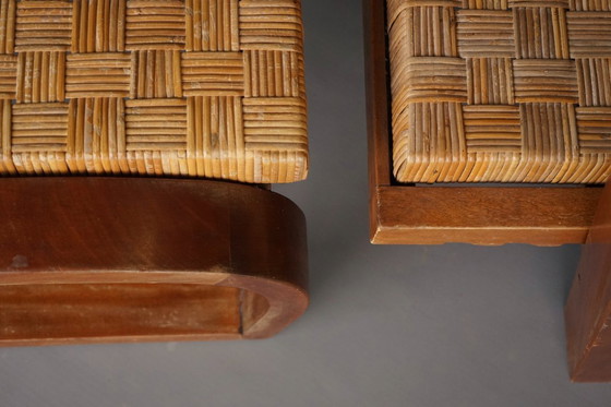 Image 1 of Vintage Lounge Chair and Ottoman by Francis Jourdain, 1920s
