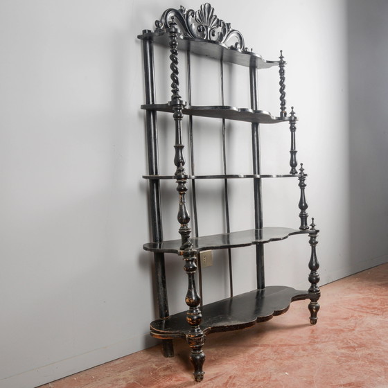 19th Century Étagère Bookcase with Open Shelves – Shelving unit, Klassiek (photo 9 of 39)