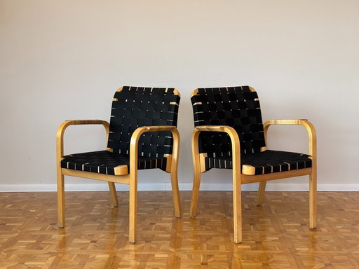 Fauteuils modèle 45 par Alvar Aalto pour Artek, années 1970, lot de 2