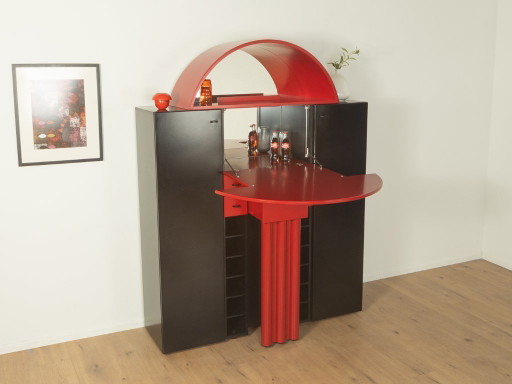 Meuble bar postmoderne, Peter Maly, interlübke