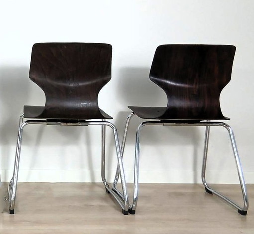 2x Flötotto Pagholz stoelen