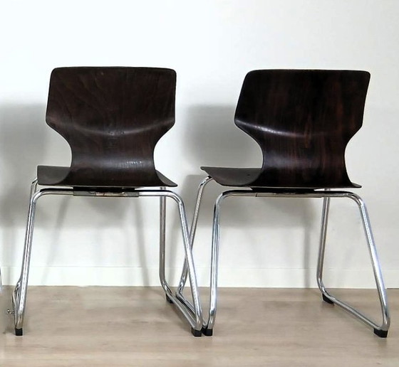 Image 1 of 2x Flötotto Pagholz stoelen