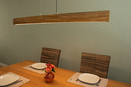 Image 1 of Oval Light 150 - Wooden pendant lamp