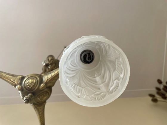 Image 1 of Lampada da soffitto Art Nouveau Lampada a sospensione francese