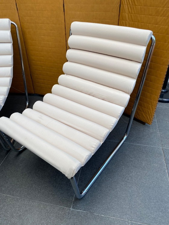 Image 1 of 2 stuks vintage design lounge stoelen