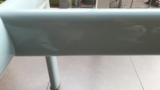 Image 1 of Tavolo da pranzo in vetro base in metallo Cassina LC 6 Le Corbusier