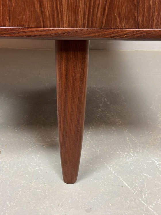 Image 1 of Mid-Century Teak G Plan Fresco Dressing Table with Cabinet and Wide 'Floating' Mirror, England, 1960s.