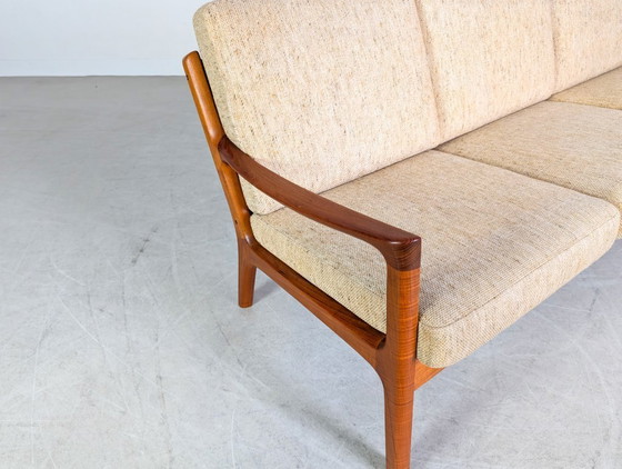 Image 1 of Midcentury sofa France & Søn Couch Ole Wanscher three-seater teak2