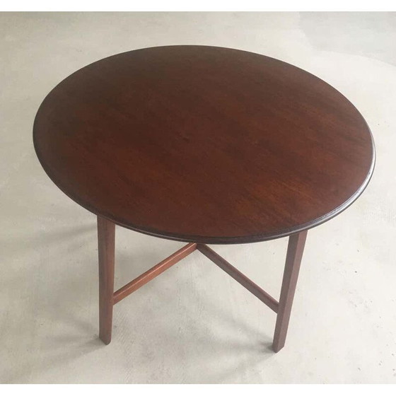 Image 1 of Vintage teak side table by Art Deco, Denmark 1930