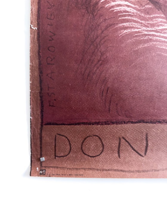 Image 1 of 🎭 Don Juan – Original Polish Theater Poster by Franciszek Starowieyski | 1983 | Teatr Nowy Warsaw | 68 × 96 cm | Poland