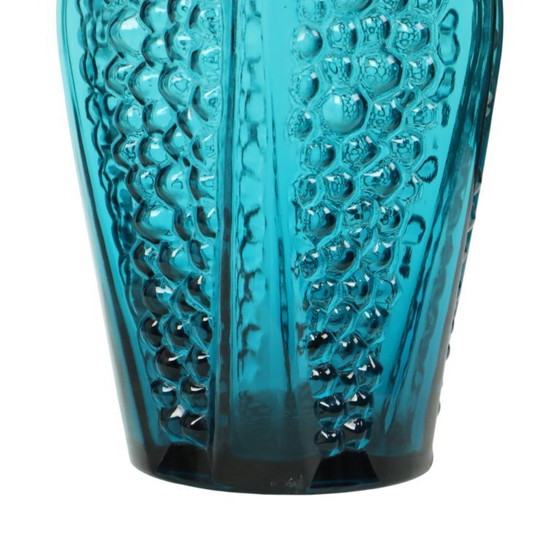 Image 1 of Vintage Blauwe Design Bubble Vaas