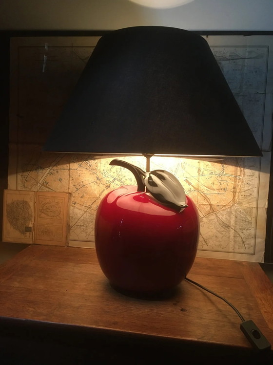 Ceramic apple lamp – Table lamps, Porcelain, Vintage (photo 9 of 10)