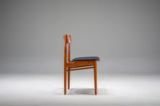 Image 1 of Model 39 Teakholz-Esszimmerstuhl von Henry Rosengren Hansen für Brande Møbelindustri, 1960er Jahre