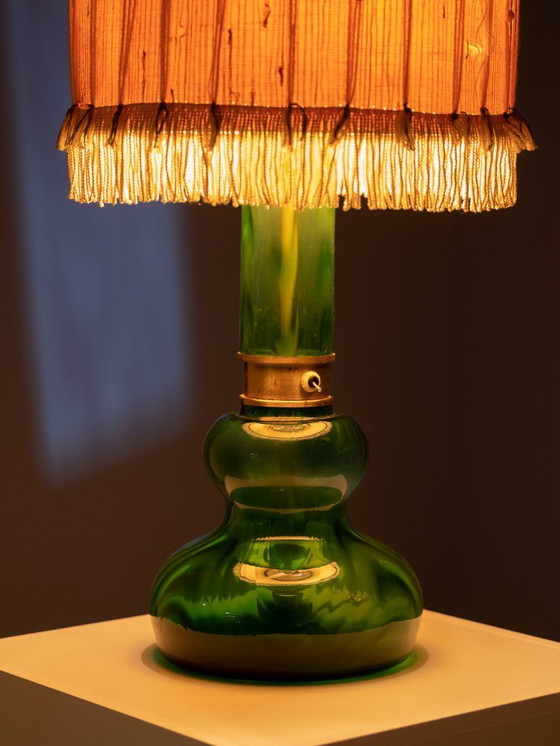 Image 1 of Glastischlampe, Karl Wiedmann, 1930er, Deutschland