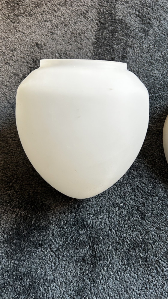 Image 1 of Bo-Niko lampe Bakélite vintage globe ovale.