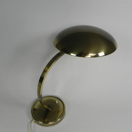 Image 1 of Bauhaus messing bureaulamp, model 6751 van Christian Dell voor Kaiser Leuchten
