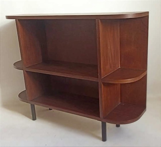 Libreria Art Déco Larghezza 100 cm – Librerie, Metallo, Legno (photo 2 of 12)