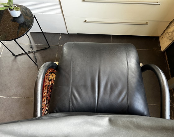 Image 1 of Fauteuil Zen Ligne Roset, fauteuil lounge, fauteuil en cuir, Claude Brisson