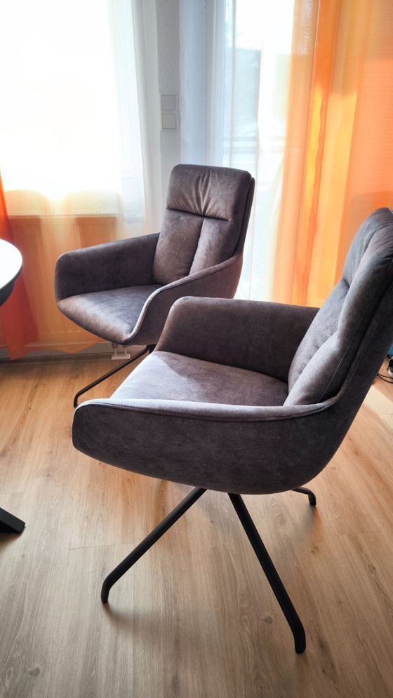 Image 1 of Winnipeg dining table + 4 × Venjakob armchairs “Fiona” – as new