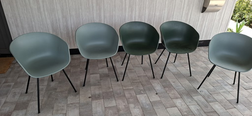 HAY Esszimmerstühle, 5-teilig