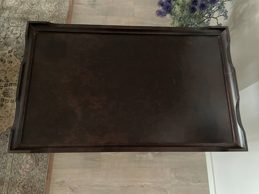 Tea cabinet in walnut color