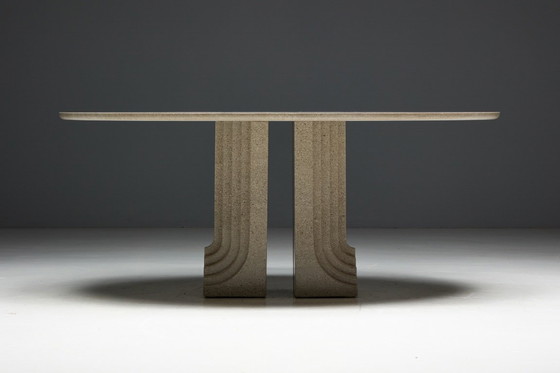 Image 1 of Samo Dining Table by Carlo Scarpa for Simon Gavina, Italy, 1971