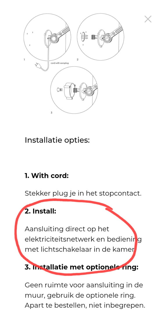 Image 1 of Tonone Bolt Wall Sidefit Mini in Ash Grey (2 stuks)