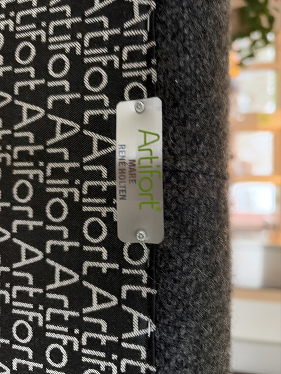 Image 1 of 2 Pers. Anthrazitfarbene Artifort-Bank