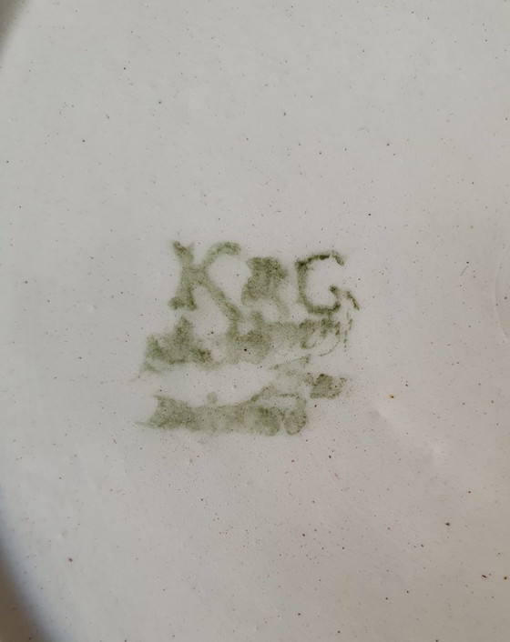 Image 1 of Antieke Keller & Guérin St Clément aardbeienset ca 1900