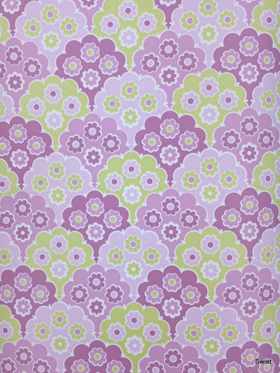 14308 Papier peint floral style rétro vintage rose Inke – Décorations murales, Paper (photo 2 of 6)