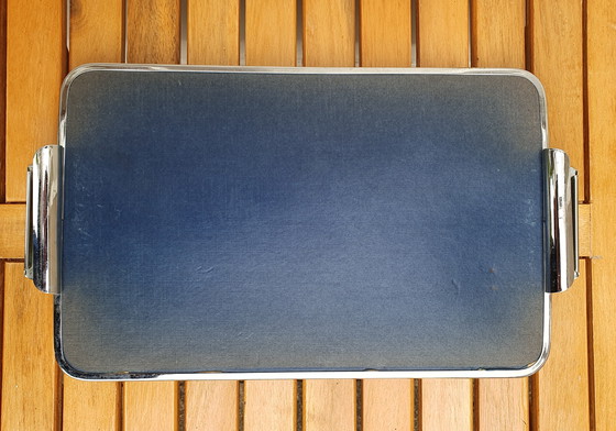 Image 1 of Vintage Dienblad Dienblaadje Roze