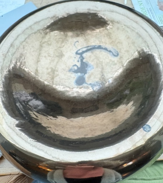 Image 1 of bowl, colored glass by Pols Potten