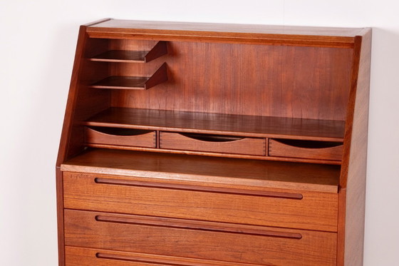 Image 1 of Kai Kristiansen Secretaire Model 63 in Teak, 1960s Denmark