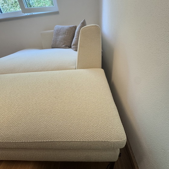 Chaise longue Charles de B&B Italia avec banc – Chaises longues, Textile (photo 6 of 7)
