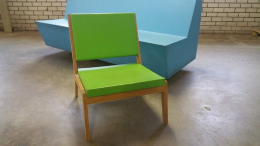 Quinze & Milan Room 26 design lounge stoel eik