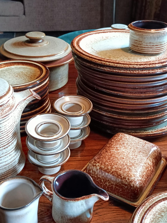 Image 1 of Vintage jaren 70/80 servies 84- delig 