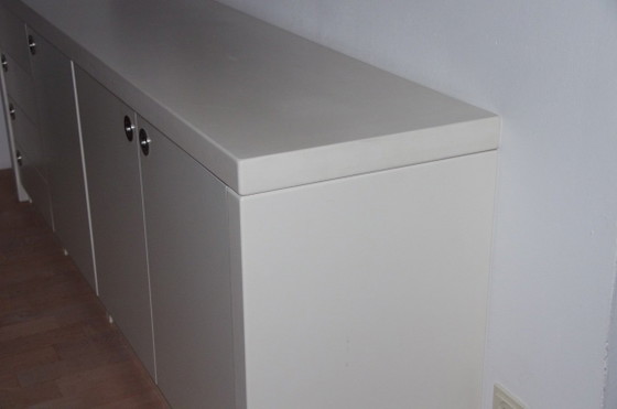 Sideboard Dutch design by Marian Harent for Base Line, Wood, White (photo 7 of 11)