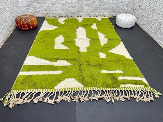 Tappeto tradizionale in pura lana, fatto a mano e su misura, 2/3 m – Aime Té, Tappeti, Wool (photo 5 of 9)