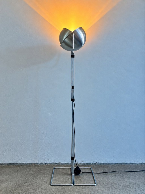 Seltene verstellbare Stehleuchte Modell D-2017 ‘Eclipse’ von Evert Jelles für RAAK Amsterdam, Niederlande, 1960er Jahre