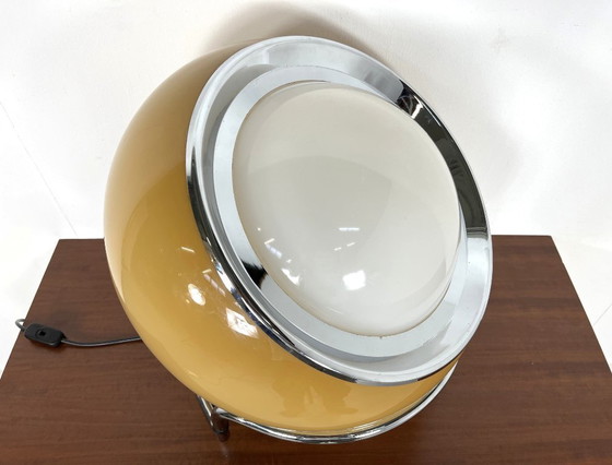 Rare Guzzini CLan Floor light by Harvey Guzzini, 70s – Iron, Plastic (photo 5 of 9)