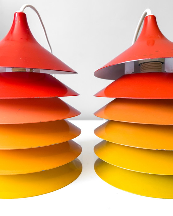 Image 1 of 2x Ikea Duett pendant lamp