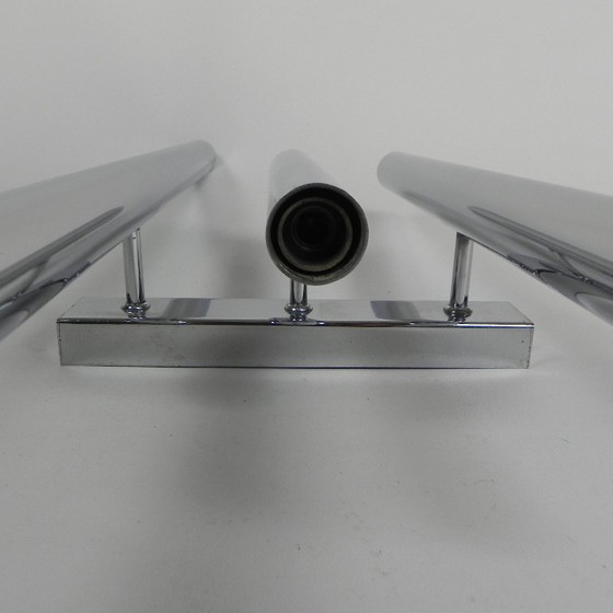 Image 1 of TeDe light wall lamp with 3 chrome cylinders, 1970s