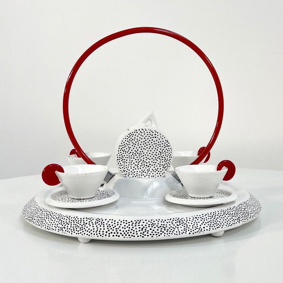 Tea Service by Luigi Saccardo & Materassi Massimo for MAS Italy, 1980s – Tableware, Ceramic (photo 5 of 8)